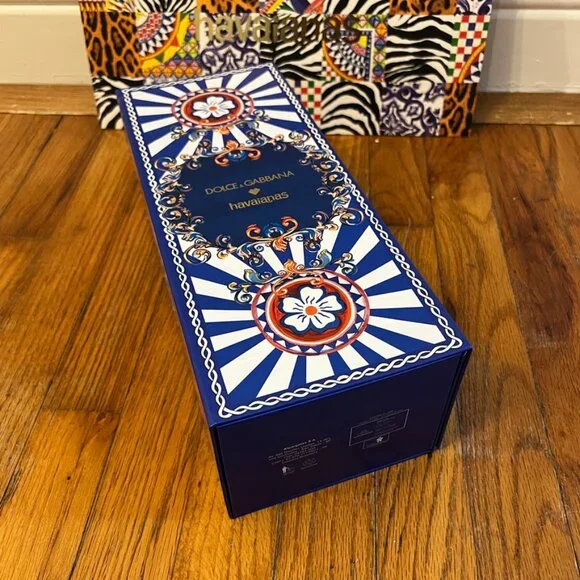 Dolce&Gabbana x Havaianas Carreto Siciliano Flip Flop Sandals US 11/12W - Picture 6 of 11